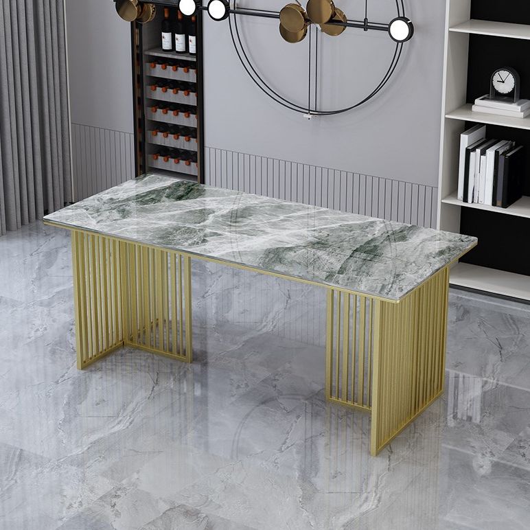 Luxury Sintered Stone Top Dining Table Rectangle Indoor Table with Double Pedestal Base Clearhalo ' dining_table' 'Dining Tables & Seating' 'Dining Tables' 'furn' 'furn_dining_table' 'Furniture' 'furniture_dining_table' 'Kitchen & Dining Furniture' 'kitchen&dining_furn' 'kitchen' 'kitchen_dining_table' 1200x1200_95b23a88-7fc5-4ec3-a4cd-2d7ac968c83c