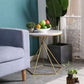 20.47 "Table lateral de estilo contemporáneo de estilo contemporáneo Mesa acento de acento de sofá redondo