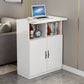 Contemporary Style Rectangle Wood Bar Height Pub Table for Kitchen