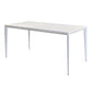 Metal Contemporary Rectangular Dining Table White Sintered Stone Table with 4 Legs Clearhalo ' dining_table' 'Dining Tables & Seating' 'Dining Tables' 'Furniture' 'furniture_dining_table' 'Kitchen & Dining Furniture' 'kitchen&dining_furn' 'kitchen' 'kitchen_dining_table' 1200x1200_95b5f4ab-d451-491e-9356-9462a1d1e6d5
