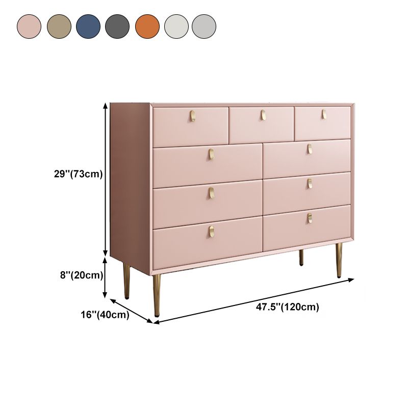 Modern Stone Wood Sideboard 9-Drawer Dining Room Buffet Server,47"L x 15.7"W x 36.6"H Clearhalo 'buffet_sideboard' 'Buffets & Sideboards' 'furn' 'furn_buffet_sideboard' 'Furniture' 'Kitchen & Dining Furniture' 1200x1200_95b64911-8c5b-41b6-8bdd-6aef0ac46b59