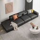Contemporary Standard Square Arm Settee Living Room Faux Leather Couch Clearhalo 'furn' 'furn_sofas' 'Furniture' 'furniture_sofas' 'Living Room Furniture' 'Sofa' 'sofas' 1200x1200_95b74830-0f33-4b69-a051-b77cc68e2ca1