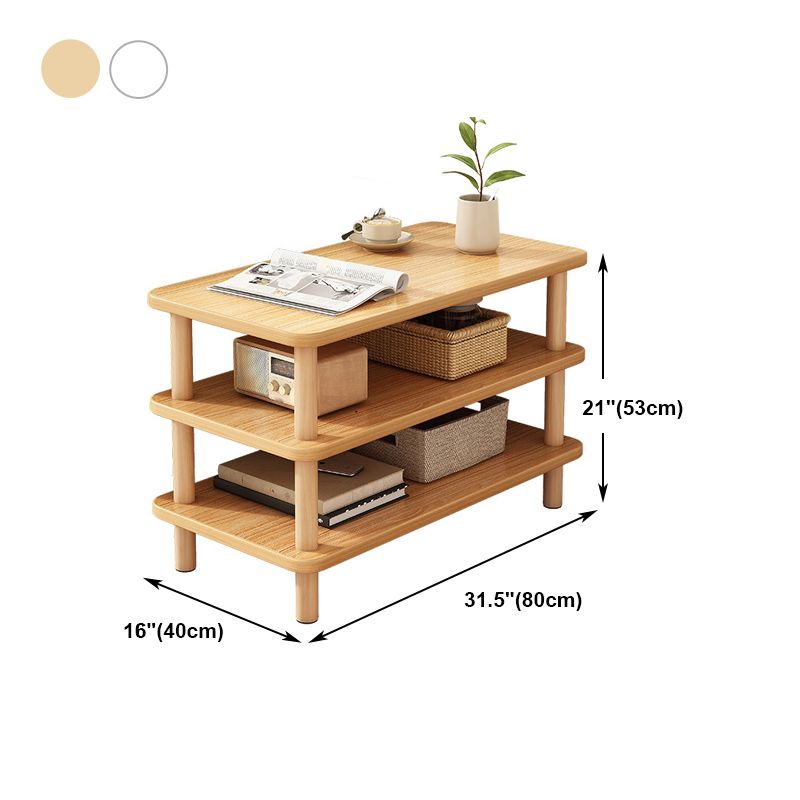 モダンなスタイルの本棚木製オープンバックエタゲールの本棚