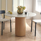 Simple Round Top Dining Table Solid Wood Base Dining Table for Living Room Clearhalo 'Dining Tables & Seating' 'Dining Tables' 'dining_table' 'furn' 'furn_dining_table' 'Furniture' 'furniture_dining_table' 'Kitchen & Dining Furniture' 'kitchen' 'kitchen_dining_table' 1200x1200_95bcf570-fd64-41b9-a7ed-8ba28e95a7ea