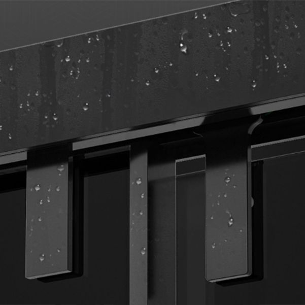Full Frame One-shaped Tempered Glass Shower Door, Triple Linkage Shower Door Clearhalo 'Bathroom Remodel & Bathroom Fixtures' 'Home Improvement' 'home_improvement' 'home_improvement_shower_tub_doors' 'Shower and Tub Doors' 'shower_tub_doors' 'Showers & Bathtubs' 1200x1200_95bdbe64-68e6-4875-90b0-a3b885ef36f4