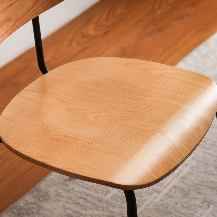 Metal Industrial Style Dining Side Chair Indoor Open Back Dining Side Chair Clearhalo ' kitchen&dining_furn' 'Dining Chairs' 'Dining Tables & Seating' 'dining_chair' 'furn' 'furn_dining_chair' 'Furniture' 'furniture_dining_chair' 'Kitchen & Dining Furniture' 'kitchen' 1200x1200_95bdce84-d9f7-4885-943c-78729185fa30