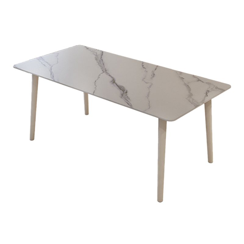 Modern Style Stone Furniture 1/5 Pcs Dining Room Table Set for Home