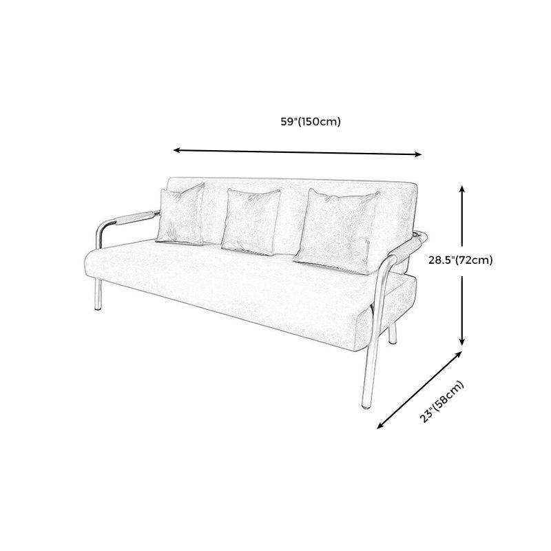 Modern Macaroon Velvet Sofa Tuxedo Arm Standard Tight Back Sofa Clearhalo 'furn' 'furn_sofas' 'Furniture' 'furniture_sofas' 'kitchen' 'kitchen_sofas' 'Living Room Furniture' 'Sofa' 'sofas' 1200x1200_95bf2878-6670-48f6-9ad6-be7a6d285fb1