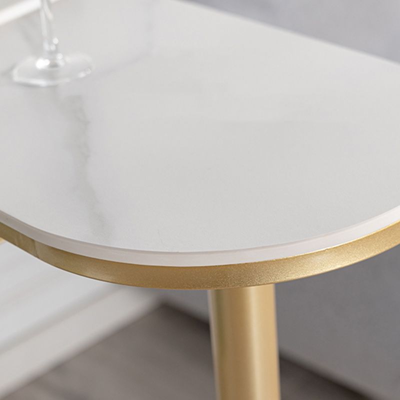 Glam Style Storage Bar Table 42-inch Height Stone Top Pub Table Clearhalo 'Bar Furniture' 'Bar Tables' 'bar_tables' 'furn' 'furn_bar_tables' 'Furniture' 'Kitchen & Dining Furniture' 1200x1200_95bf4ec9-bd11-421c-bbce-811071f9560a