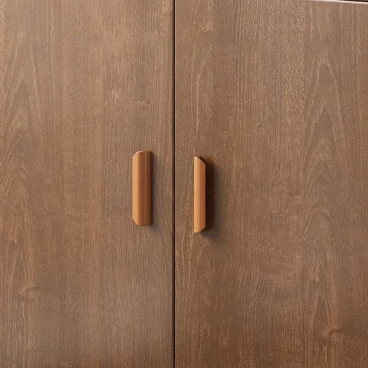 Glass Door Artificial Wood Sideboard Modern Server Cabinet with Storage for Dining Room Clearhalo 'buffet_sideboard' 'Buffets & Sideboards' 'furn' 'furn_buffet_sideboard' 'Furniture' 'Kitchen & Dining Furniture' 1200x1200_95c09618-2c8a-4410-9e64-b4e3d40a1bb4