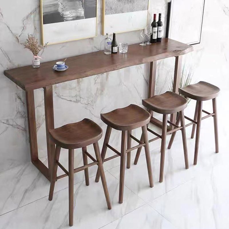 Contemporary Solid Wood Barstool Indoor Bar Stool with Wood Seat and Footrest Clearhalo 'Bar Furniture' 'Bar Stools' 'bar_stools' 'furn' 'furn_bar_stools' 'furniture_bar_stools' 'Kitchen & Dining Furniture' 'kitchen&dining_furn' 'kitchen' 'kitchen_furn' Furniture' 1200x1200_95c10d96-046c-4e80-8acf-2426c560e567
