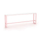 Glam Rectangle Bar Stool Table White Top Pub Table with Pink Base Clearhalo 'Bar Furniture' 'Bar Tables' 'bar_tables' 'furn' 'furn_bar_tables' 'Furniture' 'Kitchen & Dining Furniture' 1200x1200_95c14c60-555e-4e1f-9e57-2c094ad58e53