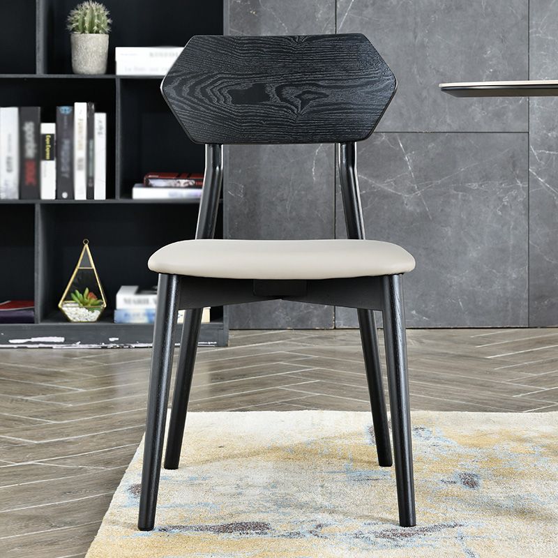 Armless Dining Room Chairs Modern Solid Wood Side Chairs for Dining Room Clearhalo 'Dining Chairs' 'Dining Tables & Seating' 'dining_chair' 'furn' 'furn_dining_chair' 'Furniture' 'furniture_dining_chair' 'Kitchen & Dining Furniture' 1200x1200_95c1aca2-376a-4c7f-9668-91f5df545a91