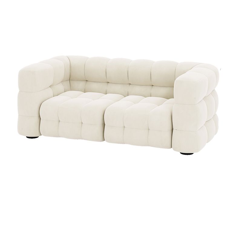 Eigentijds 26.77 "H Biscuit Back Tuxedo Arm Sofa voor woonkamer