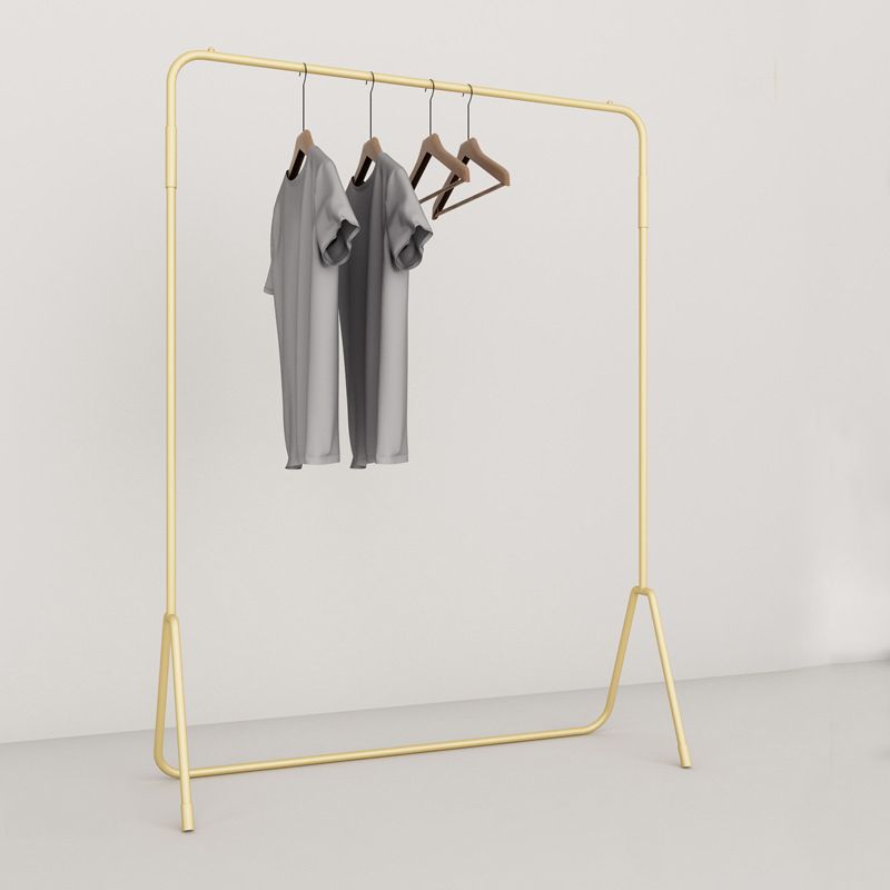 Luxurious Coat Hanger Free Standing Solid Color Metal Coat Rack Clearhalo 'Entry & Mudroom Furniture' 'furn' 'furn_hall_tree_coat_racks' 'Furniture' 'Hall Trees & Coat Racks' 'hall_tree_coat_racks' 1200x1200_95c42dee-92a4-4548-abf3-23c906c57464