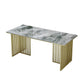 Luxury Sintered Stone Dining Table Rectangle Table with Double Pedestal Clearhalo 'Dining Tables & Seating' 'Dining Tables' 'dining_table' 'furn' 'furn_dining_table' 'Furniture' 'furniture_dining_table' 'Kitchen & Dining Furniture' 'kitchen' 'kitchen_dining_table' 1200x1200_95c55c3e-3d61-47e0-8531-048aa1f86665