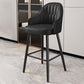 Modern Restaurant Armed Stool Matte Finish Leather Bar Stool Clearhalo 'Bar Furniture' 'Bar Stools' 'bar_stools' 'furn' 'furn_bar_stools' 'Furniture' 'Kitchen & Dining Furniture' 1200x1200_95c5cc04-e48c-45c8-b3a3-6e465d94f2ac