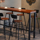 Industrial Bar Table Set 1/7 Pieces Solid Wood Rectangle Counter Table for Indoor Clearhalo 'Bar Furniture' 'furn' 'furn_home_bar_bar_sets' 'Furniture' 'Home Bars & Bar Sets' 'home_bar_bar_sets' 'Kitchen & Dining Furniture' 1200x1200_95c88a4e-e4a4-49e9-b140-fc56b20cd44b