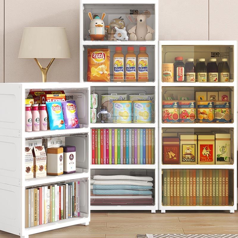 Contemporary Storage Cabinet Plastic Wardrobe Closet for Bedroom Clearhalo 'Armoires & Wardrobes' 'armoires_wardrobes' 'Bedroom Furniture' 'furn' 'furn_armoires_wardrobes' 'Furniture' 1200x1200_95ca1628-9ce7-47a6-8479-46185d878a57