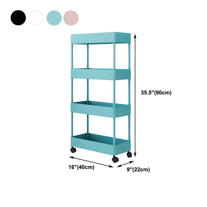 Modern Style Bookshelf Open Back Vertical Bookcase with Caster Wheels Clearhalo 'Bookcases' 'furn' 'furn_bookcases' 'Furniture' 'Office Furniture' 1200x1200_95cd41d4-e0ba-4fe0-a9e3-0dea7698602d