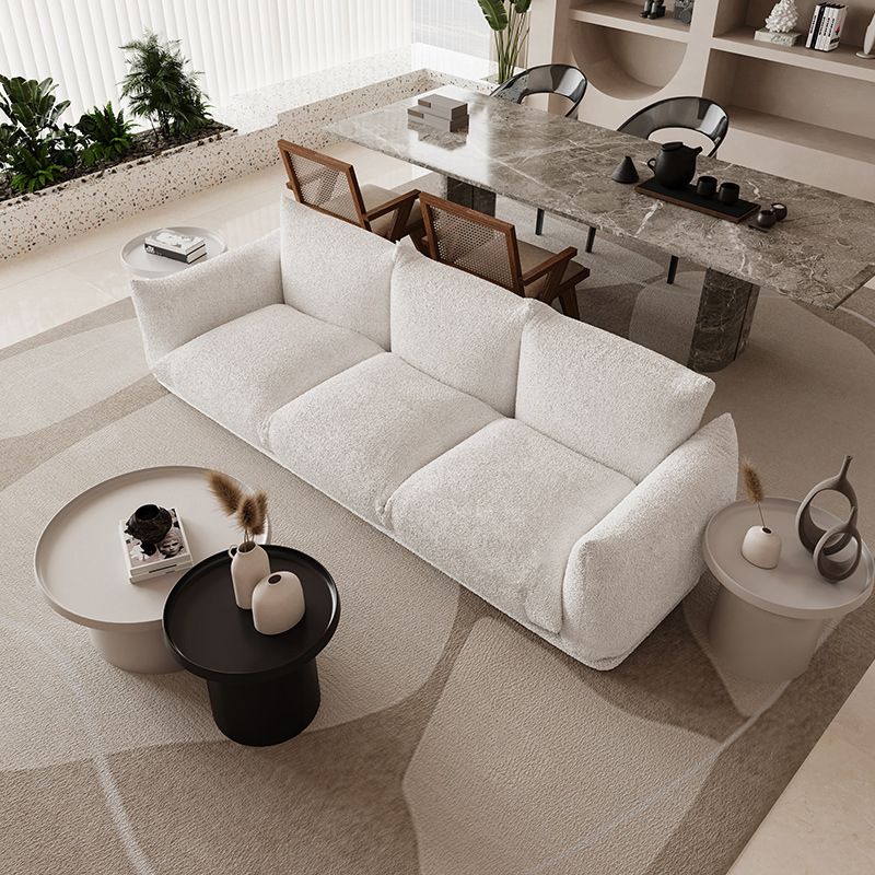 Weißer Kissen Oberarmsofa Fleckenfestnähte Kissen Rückensofa