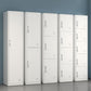 Modern Style Wardrobe Metal Wardrobe Closet with Lock,14.96" D x 16.54" W x 39.37" H