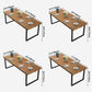 Industrial Style Pine Solid Wood Dining Table Sled Base Rectangle Table for Home Clearhalo ' dining_table' 'Dining Tables & Seating' 'Dining Tables' 'furn' 'furn_dining_table' 'Furniture' 'furniture_dining_table' 'Kitchen & Dining Furniture' 'kitchen&dining_furn' 'kitchen' 'kitchen_dining_table' 1200x1200_95d0e3dc-a25b-4ec1-a74e-1184c3e8a76a