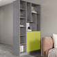 Modern Wooden 78.74" Tall Accent Cabinet with Shelves and Doors