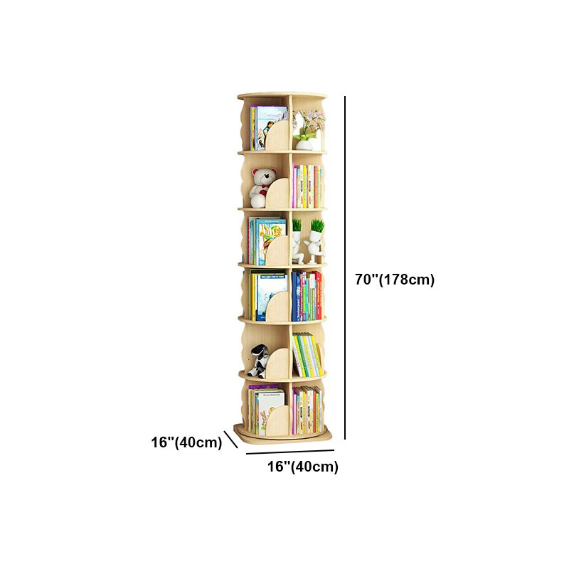 Scandinavian Style Bookshelf Closed Back Solid Wood Bookcase for Home Study Room Clearhalo 'Bookcases' 'furn' 'furn_bookcases' 'Furniture' 'furniture_bookcases' 'Office Furniture' 1200x1200_95d7c086-5bbf-4a1c-b680-ab9f24a8f871