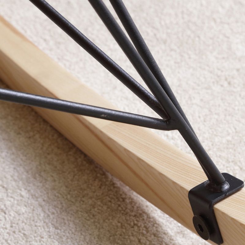 Ergonomic with Ottoman Rocker Chair with Padded Seat Rocking Chair Spindle