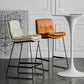 Scandinavian Low Back Home Stool Matte Finish Upholstered Barstool Clearhalo 'Bar Furniture' 'Bar Stools' 'bar_stools' 'furn' 'furn_bar_stools' 'Furniture' 'furniture_bar_stools' 'Kitchen & Dining Furniture' 1200x1200_95dab35c-77b2-41e8-9911-06d6e1e67e29