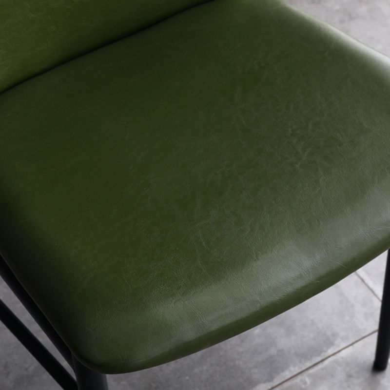 Sedia a braccio da pranzo in pelle PU Sedia a braccio imbottita industriale