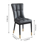 Glam Style Wingback Side Chair Upholstered Armless Dining Chairs for Home Clearhalo ' kitchen&dining_furn' 'Dining Chairs' 'Dining Tables & Seating' 'dining_chair' 'furn' 'furn_dining_chair' 'Furniture' 'furniture_dining_chair' 'Kitchen & Dining Furniture' 'kitchen' 1200x1200_95db0855-a0de-449d-960f-36f6e216ca14