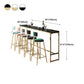 Marble Rectangle Counter Height Dining Table Indoor Footrest Pub Height Dining Table Clearhalo 'Bar Furniture' 'Bar Tables' 'bar_tables' 'furn' 'furn_bar_tables' 'Furniture' 'furniture_bar_tables' 'Kitchen & Dining Furniture' 1200x1200_95dde8f9-9355-4ab7-a769-2873ce694f66