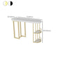 Contemporary Counter Height Pub Set 1/3/5 Pcs Bar Table and Stools with Metal Frame