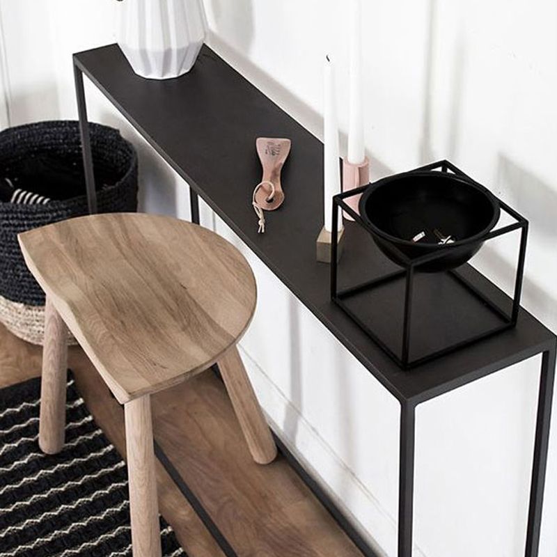 Tabella della console larga 11,8 pollici tavolo da rettangolo metallico contemporaneo