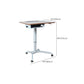 Rectangular Shaped Office Task Desk Wood Writing Desk with Wheels for Home Clearhalo 'furn' 'furn_office_desk' 'Furniture' 'Office Desks' 'Office Furniture' 'office_desk' 1200x1200_95e70ac0-46cd-4144-9589-e449a039170b