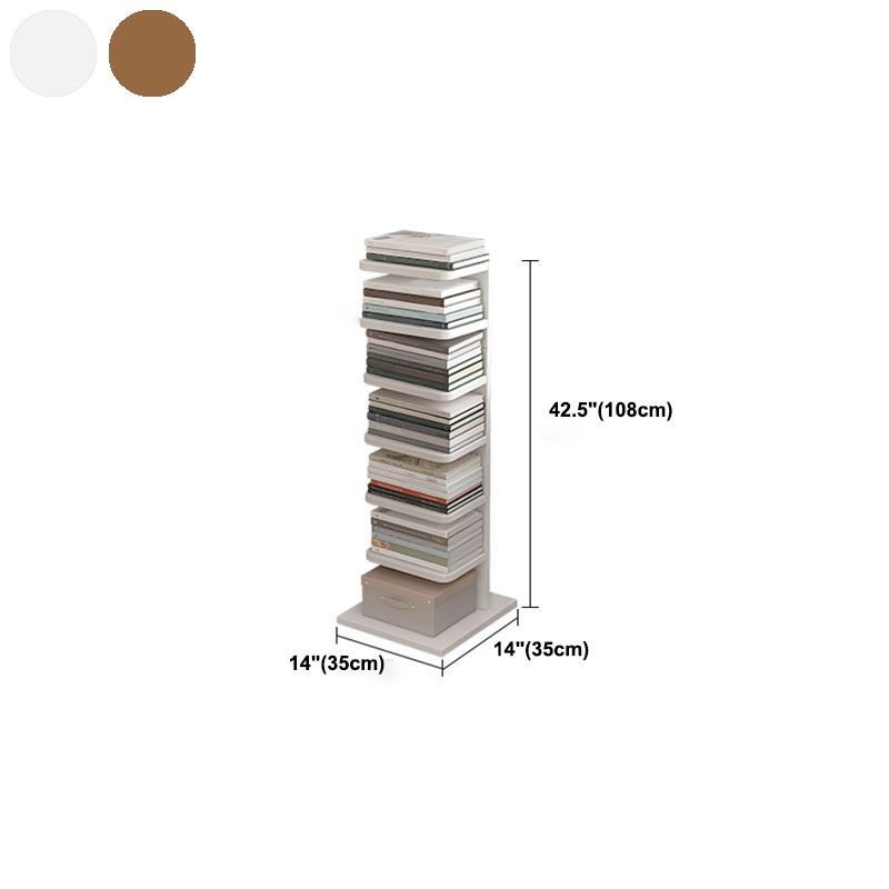 Geometry Shape Bookshelf Modern Wooden Bookcase with Multi Shelves , 24" W / 11" D Clearhalo 'Bookcases' 'furn' 'furn_bookcases' 'Furniture' 'Office Furniture' 1200x1200_95ebc3a7-06f3-499e-9fd5-15f36cd62f30