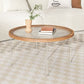 Tropical Style Glass Coffee Table Round 4 Legs Cocktail Table Clearhalo 'Coffee & Accent Tables' 'Coffee Tables' 'coffee_tables' 'furn' 'furn_coffee_tables' 'Furniture' 'Living Room Furniture' 1200x1200_95ebde42-f780-4f93-a0fa-71efb977c958