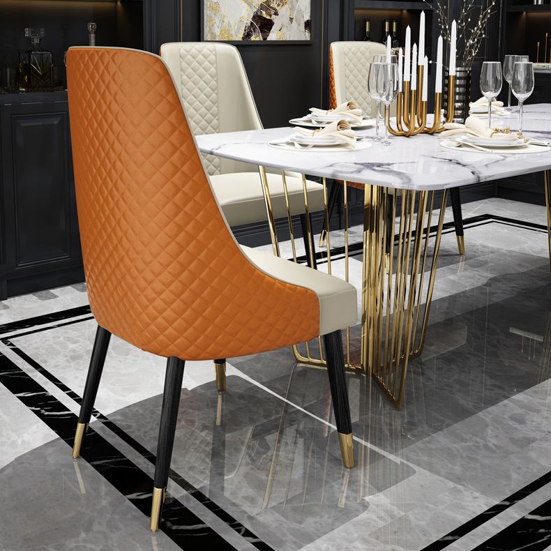 Contemporary Style Dining Chair Wooden Dining Armless Side Chair for Kitchen (Set of 2) Clearhalo ' kitchen&dining_furn' 'Dining Chairs' 'Dining Tables & Seating' 'dining_chair' 'furn' 'furn_dining_chair' 'Furniture' 'furniture_dining_chair' 'Kitchen & Dining Furniture' 'kitchen' 1200x1200_95ece3f8-faf8-4a66-8f10-e3f47c7765ba