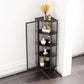 Industrial Curio Cabinet Metal Glass Doors Storage Cabinet with Legs for Living Room Clearhalo 'Display & China Cabinets' 'display_china_cabinets' 'furn' 'furn_display_china_cabinets' 'Furniture' 'Kitchen & Dining Furniture' 1200x1200_95ed922d-3b54-4d1d-aea3-b03694636a82