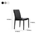 Upholstered Side Chair Faux Leather Modern Dining Side Chair