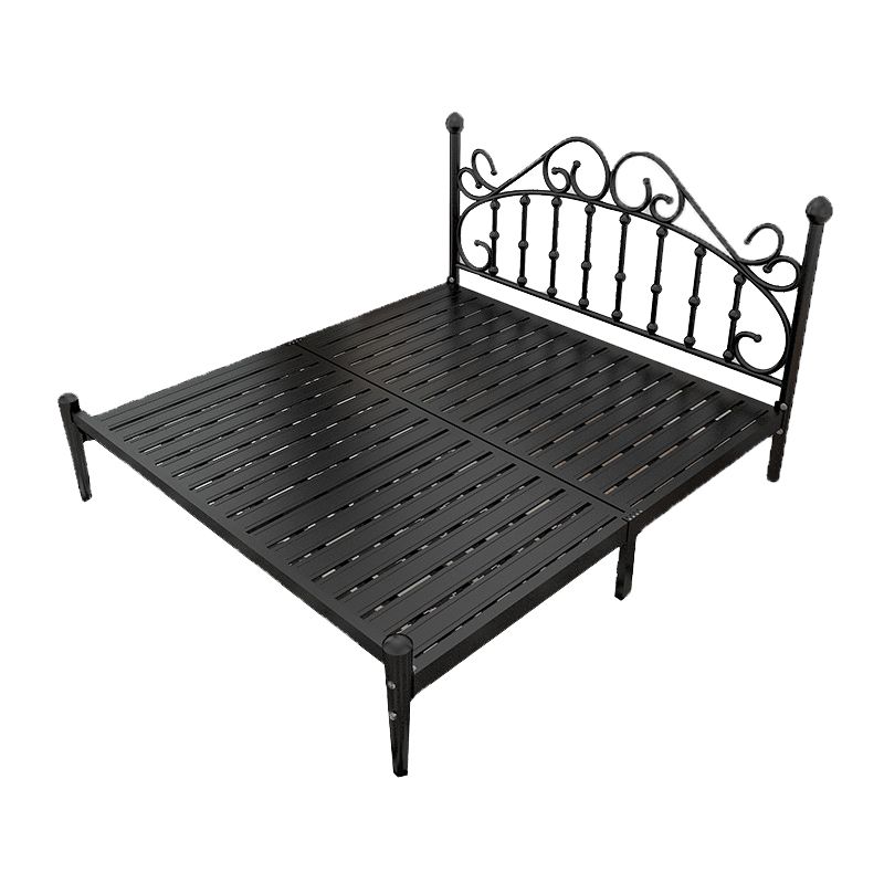 Contemporary Style Standard Bed Metal Bed Frame with Headboard Clearhalo 'Bedroom Furniture' 'Beds' 'furn' 'furn_beds' 'Furniture' 1200x1200_95efff31-57be-45ec-9748-a15bd6c48a5e
