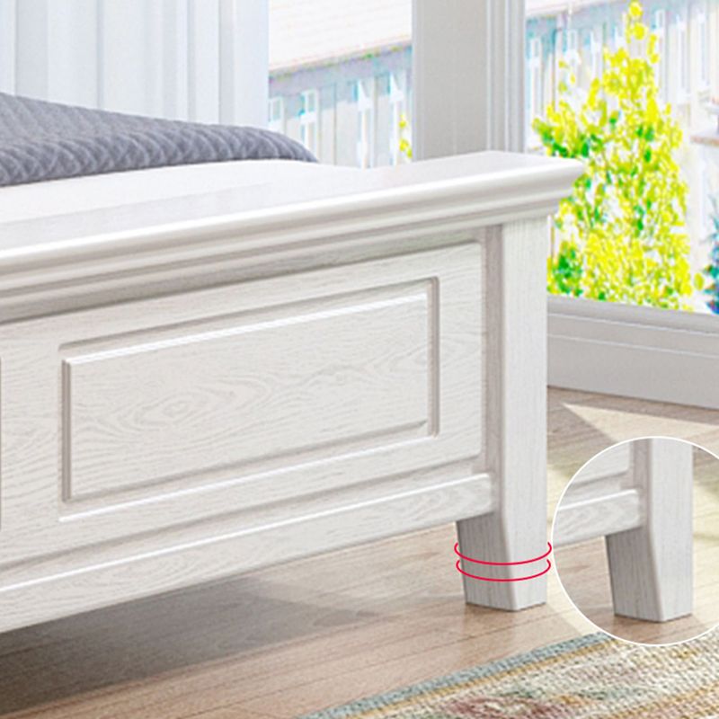 Hedendaags hout en gestoffeerd bed rechthoekig standaardbed met aangepaste gouden benen