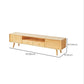 Solid Wood TV Media Console Contemporary TV Media Stand for Living Room