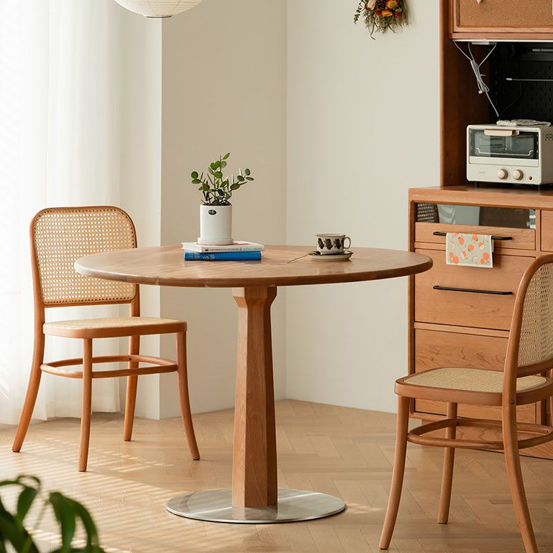 Modern Round Dining Table Wooden Dinner Table for Dining Room