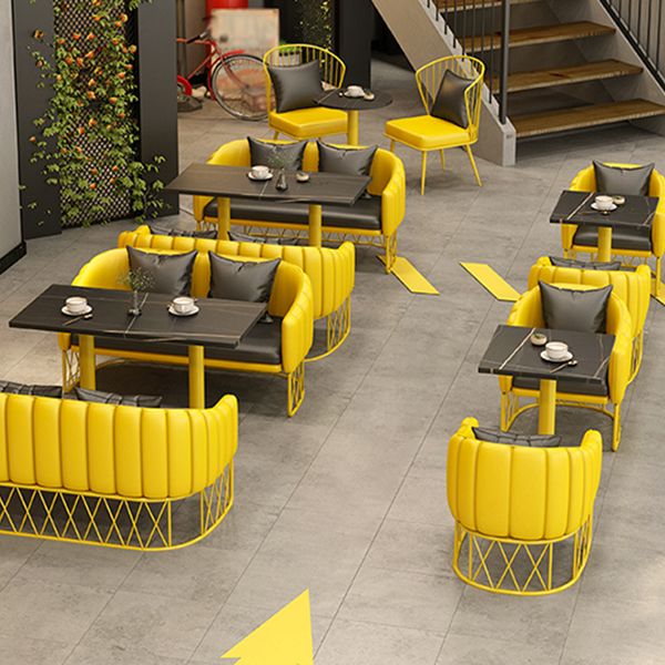 Industrial Style Dining Room Collection Stone Dinette Table for Dining Room Clearhalo ' dining_table' 'Dining Tables & Seating' 'Dining Tables' 'furn' 'furn_dining_table' 'Furniture' 'furniture_dining_table' 'Kitchen & Dining Furniture' 'kitchen&dining_furn' 'kitchen' 'kitchen_dining_table' 1200x1200_95fbe0b5-fb00-4d84-8812-840ff7a633a8