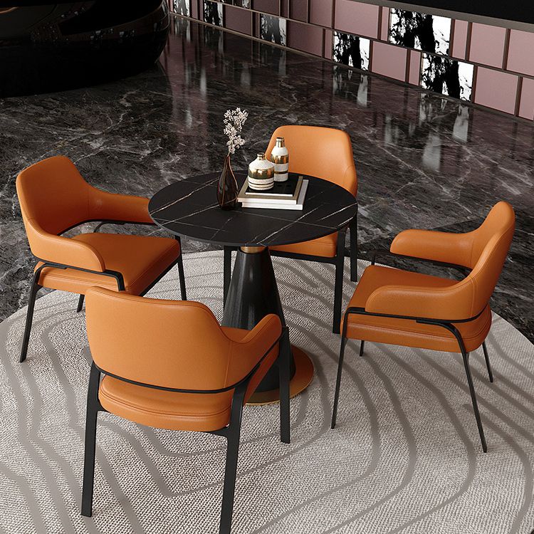 Mesa de piedra sinterizada de interior de lujo tradicional para la cocina para la cocina