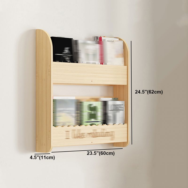 Modern Style Wooden Bookshelf Wall Mounted Shelf Bookcase for Study Room Clearhalo 'Bookcases' 'furn' 'furn_bookcases' 'Furniture' 'furniture_bookcases' 'kitchen' 'kitchen_bookcases' 'Living Room Furniture' 'Office Furniture' 1200x1200_95ffb45e-1a67-4e71-b0db-ce6952f41fab