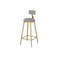 Glam Dining Stools Armless Round Dining Stools with Metal Base Clearhalo 'Bar Furniture' 'Bar Stools' 'bar_stools' 'furn' 'furn_bar_stools' 'Furniture' 'Kitchen & Dining Furniture' 1200x1200_9600c62c-e7c2-423e-b346-9530283cc449